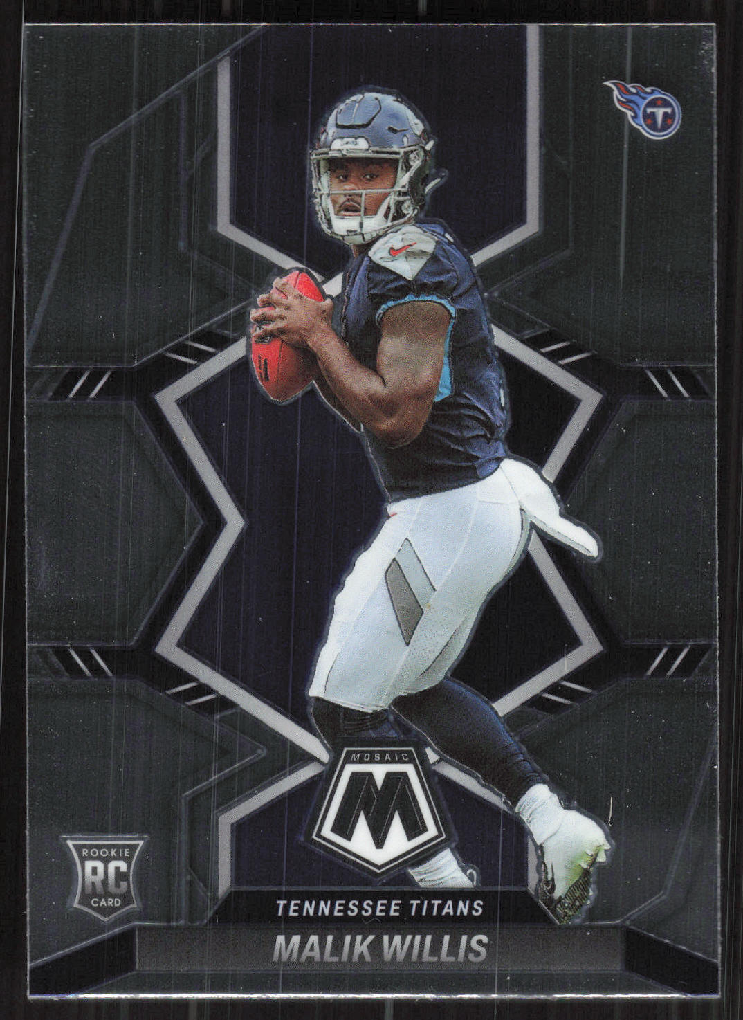 Malik Willis, 2022 Panini Mosaic, #302, Tennessee Titans, RC