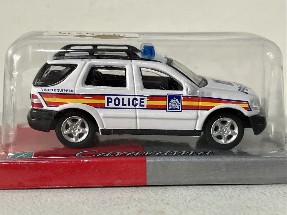 CARARAMA 1/72 MERCEDES BENZ ML320 POLICE DIECAST CAR OO MODEL RAILWAY SCALE - Image 4 of 4