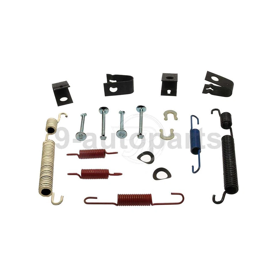 Kit de tambores y zapatas de freno trasero y herrajes para Honda Civic 1984-1995 Foto 3 de 4