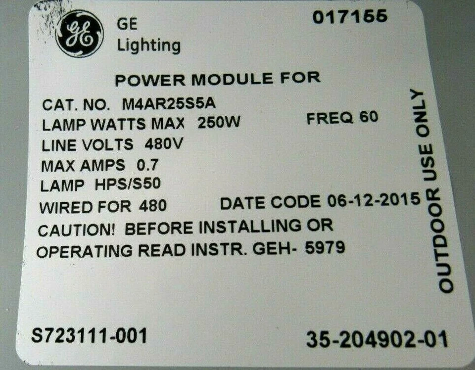 NEW GENERAL ELECTRIC M4AR25S5A POWER MODULE 250W 480V - Image 3 of 4
