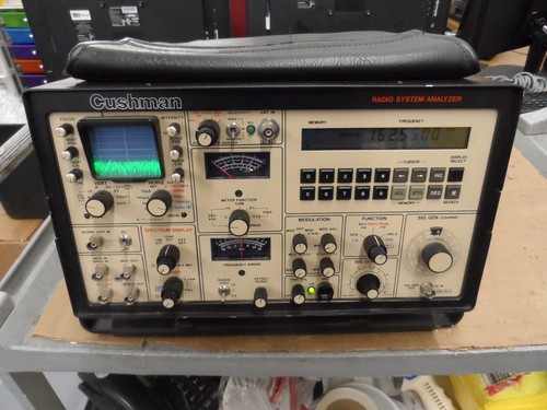 Cushman CE-6000 Communications Service Monitor With service manual- SOLD ASIS