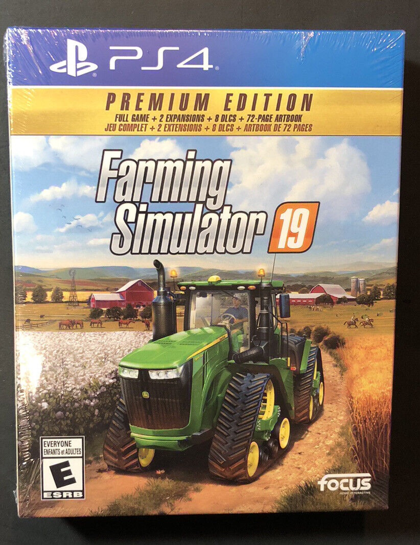 Farming Simulator 19 [ Premium Edition Box Set ] (PS4) NEW