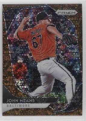 2020 Panini Prizm Quick Pitch Bronze Donut Circle Prizm /25 John Means #16