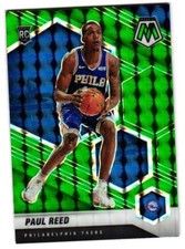 2020-21 Panini Mosaic Paul Reed #245 Mosaic Green RC