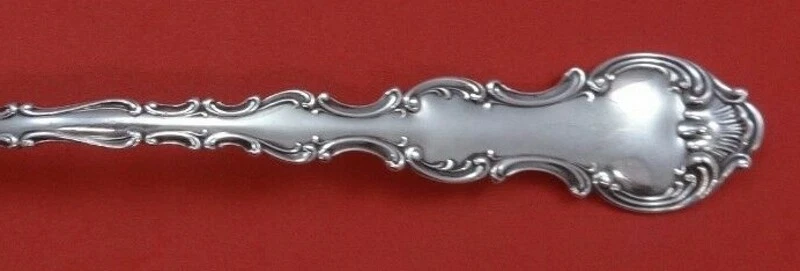 Gorham 斯特拉斯堡纯银供应勺子穿孔原件 8 1/2 英寸开放式 — 第 2/2 张图片