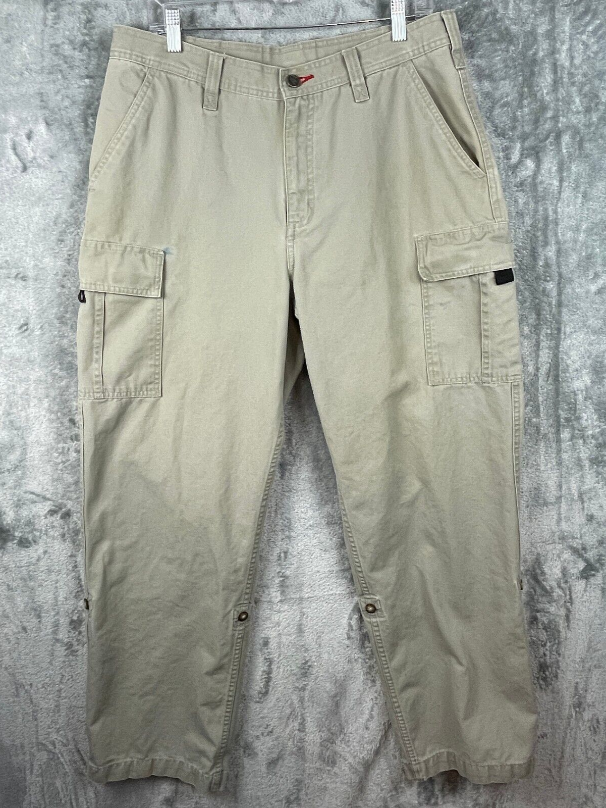 North Face A5 Cargo Pants Mens 34X30 Tan Brown Hiking Outdoor Adventure