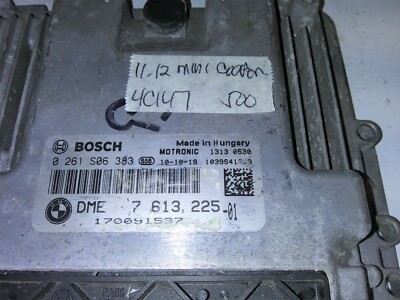 7 613 225 -01 Mini Cooper 2011-2012 ecm ecu computer | eBay