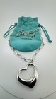 Tiffany & Co. 925 Silver Elsa Peretti Open Heart Necklace