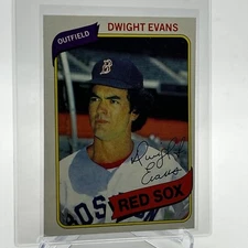 1980 Topps Dwight Evans Baseball Card #405 NM-Mint FREE SHIPPING