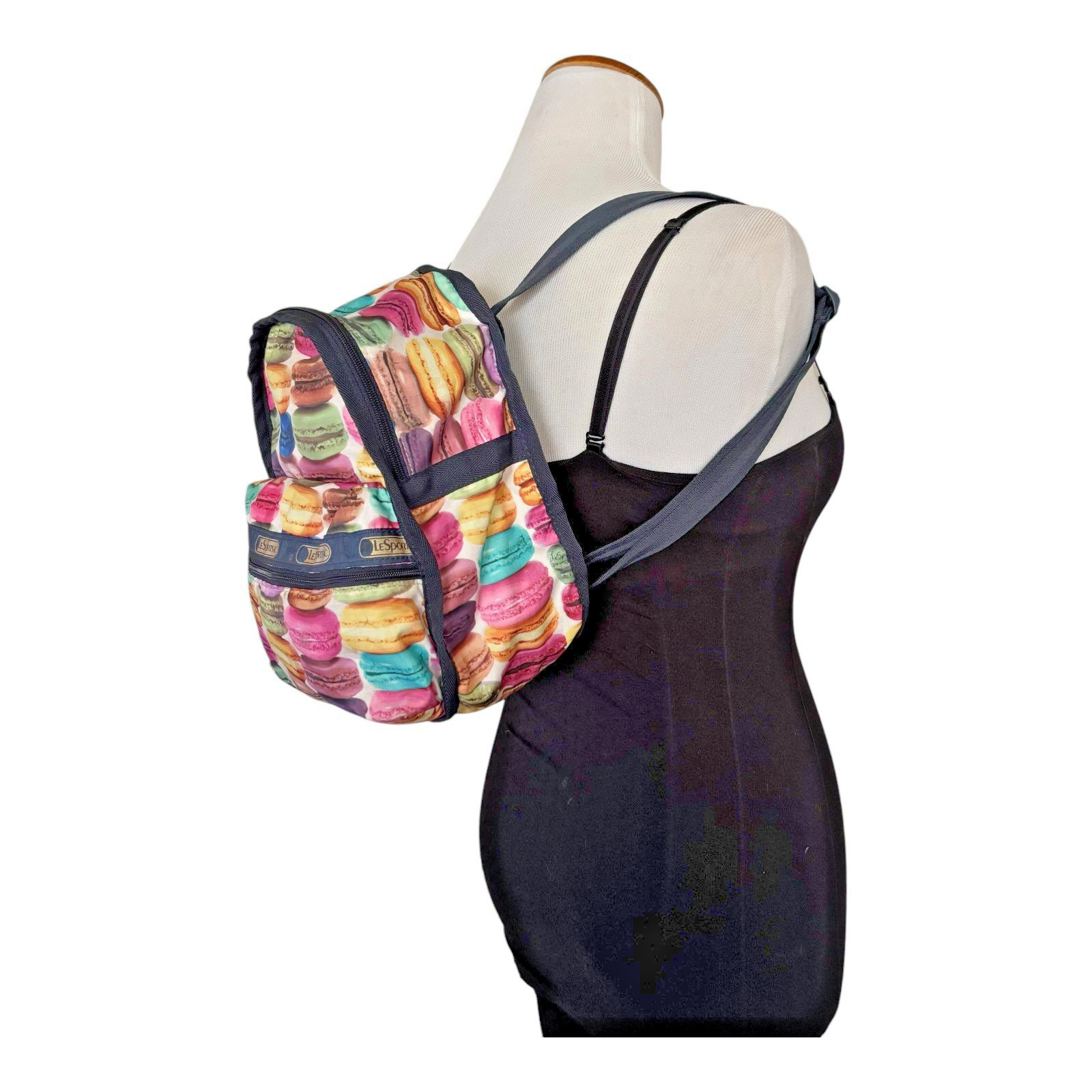 LesportSac Small Backpack Multicolor Macaroons Li… - image 2