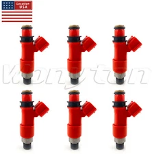 Set 6 OEM Denso Fuel Injectors for Toyota Camry Highlander Lexus ES300 3.0L 3.3L