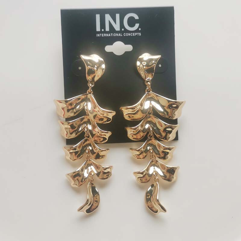 Chic Floral Drop Earrings for Women Elegant Party Vacation Jewelry Gift