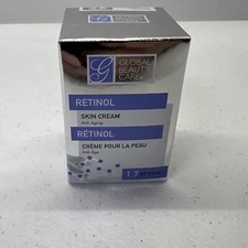 Global Beauty Care RETINOL Skin Cream  1.7 oz Anti Aging Moisturizer Wrinkles