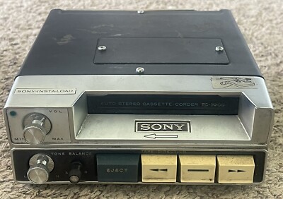 Rare Sony Stereo Cassette-Corder TC-3200 Car Auto Tape Player