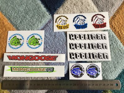 Mongoose Decals, gemischte Sammlung 2 - Mittelschule BMX