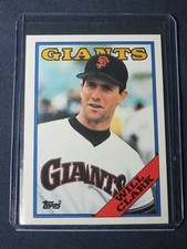 1988 Topps WILL CLARK San Francisco Giants Baseball Card #350 MINT in toploader