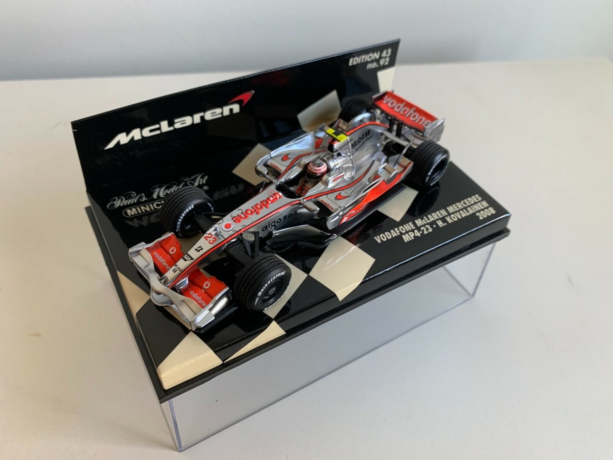 Miniature F1 Vodafone McLaren Mercedes MP4-23 2008 Kovalainen Minichamps 1:43 - Occasion