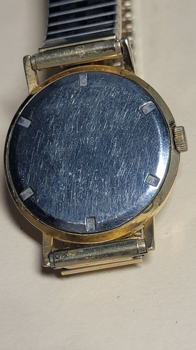 1860'S BULOVA Manual Wind Cal 11AFC Gold Plated Men's Watch L9 Carrure Plaque Or - Picture 2 of 13