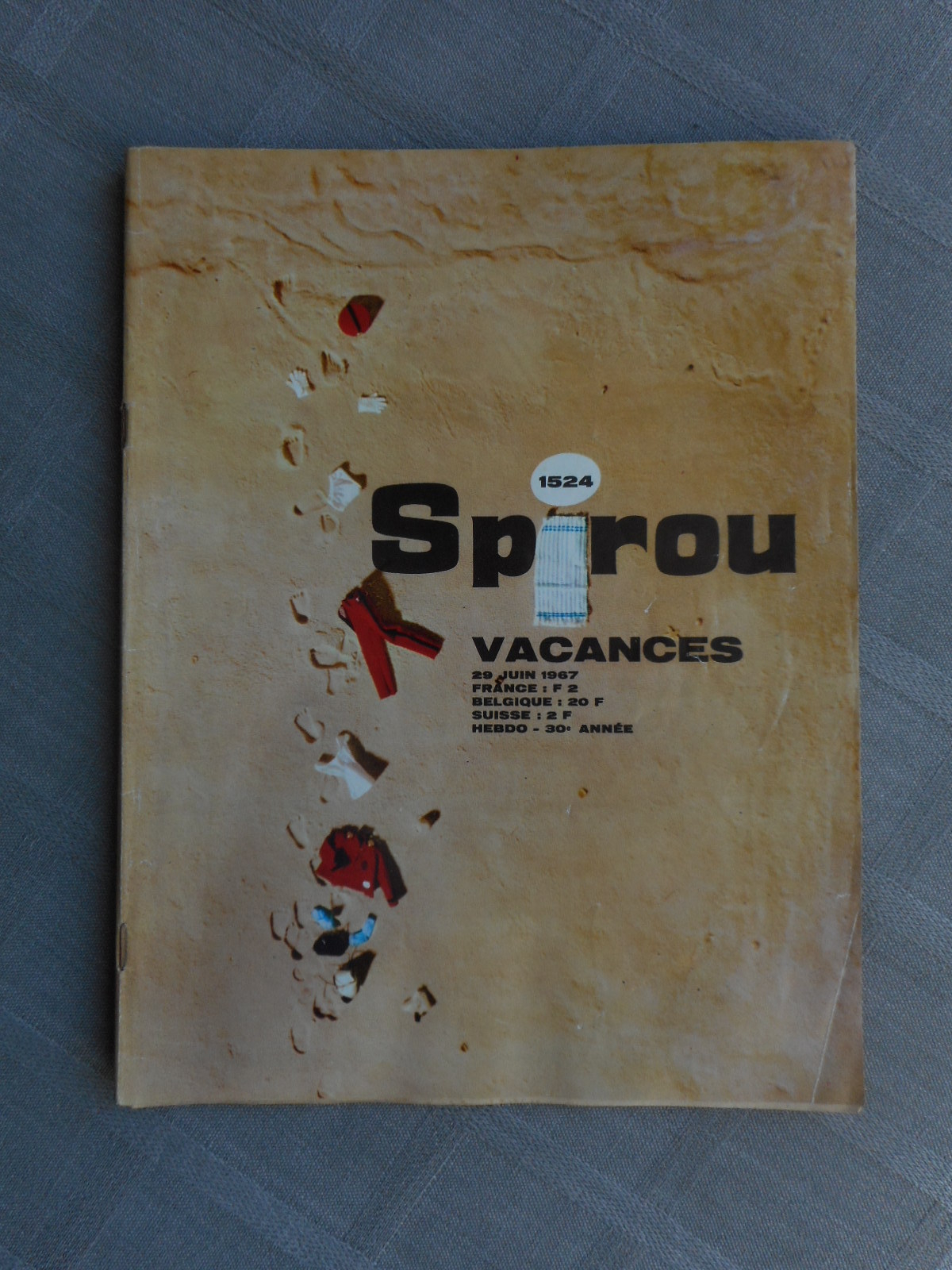 Weekly Spirou No. 1524 Good Condition