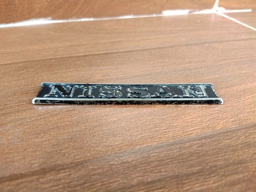 Vintage NISSAN Trunk Emblem Badge Fit Nissan SILVIA/GAZELLE S110 P/N 84814 H7401 - Foto 4 di 13