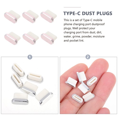 18 Pcs Phone Charging Port Protector Cover Phone Anti- Plug Phone Plug - 第 9/12 張圖片