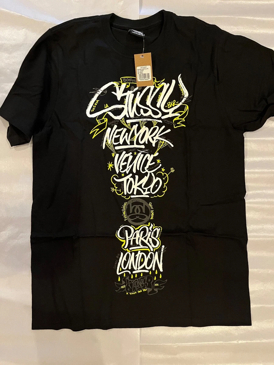 Stussy Black T-Shirts for Men for sale | eBay