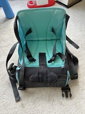 Munchkin Portable Booster Seat Carry Bag Travel Kids Blue Grey