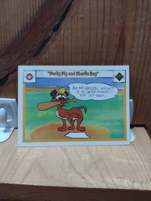 1990 Upper Deck Comic Ball #94/103  Porky Pig And Charlie Dog .   MC7