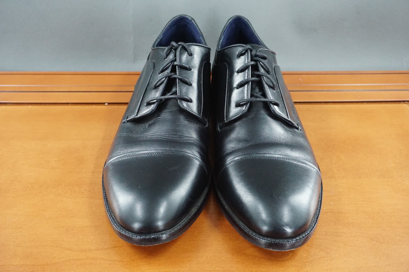 SAOLA Scarpe Cole Haan Grand 360 uomo taglia 12 scarpa nera pelle stringata punta cappuccio derby