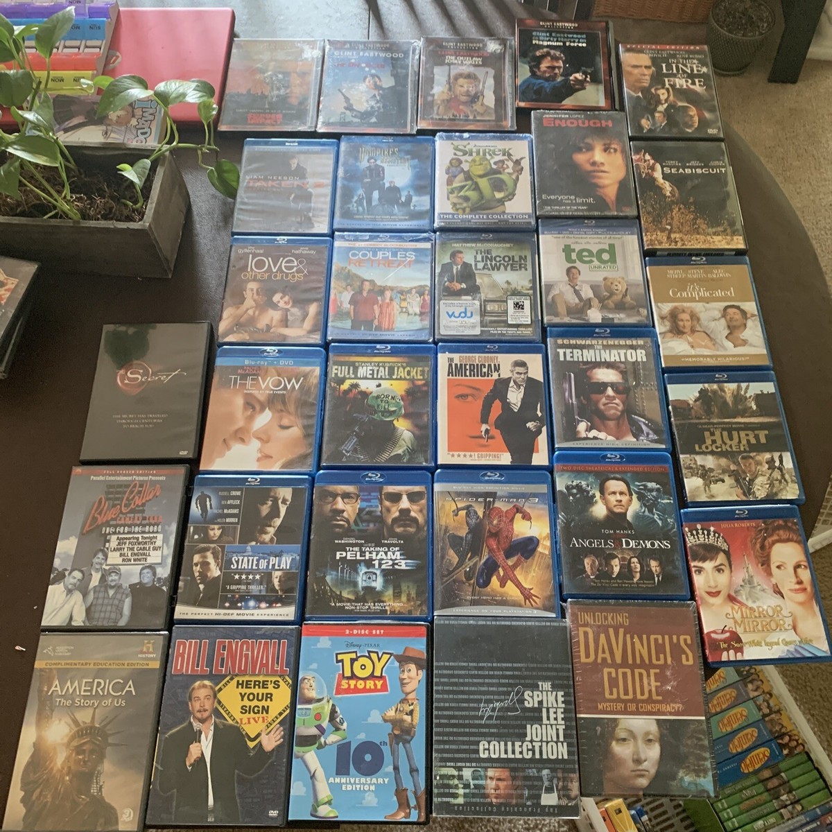 Lot Of 32 Movies DVD Blue Ray Action Comedy And Drama New