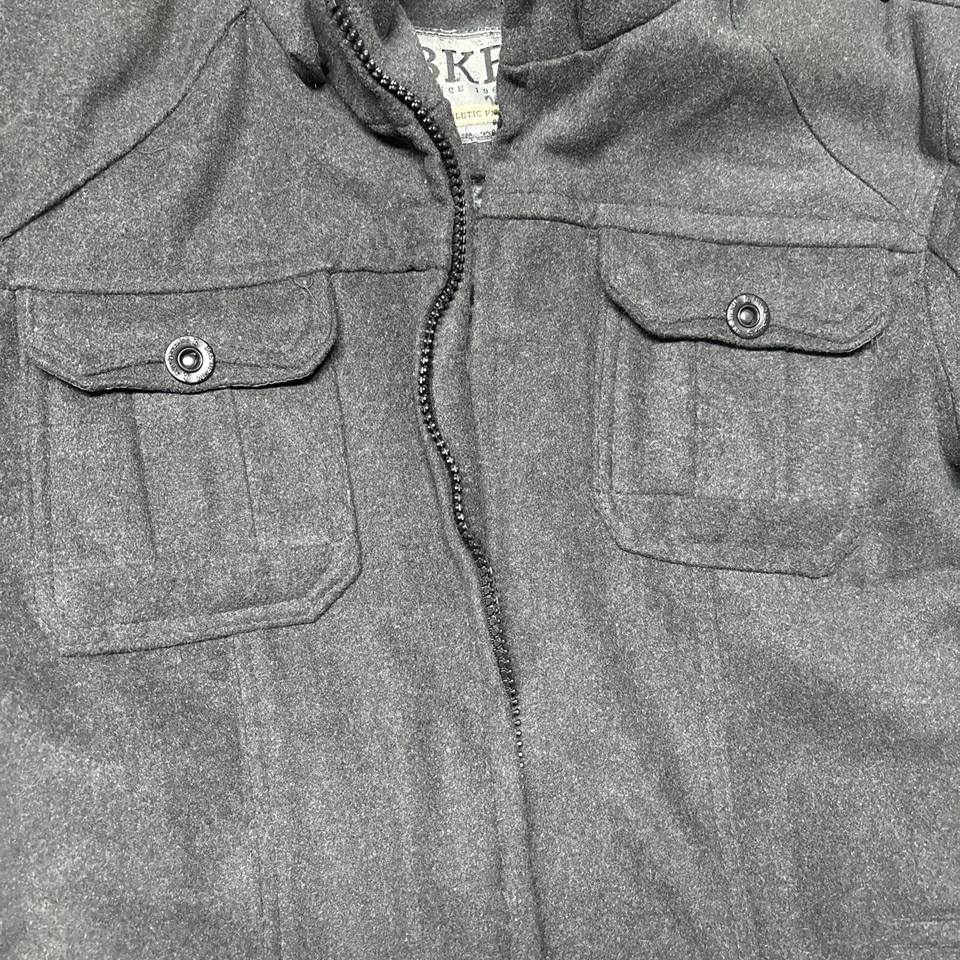Chaqueta para hombre BKE Athletic Fit mezcla de lana mediana Foto 4 de 4