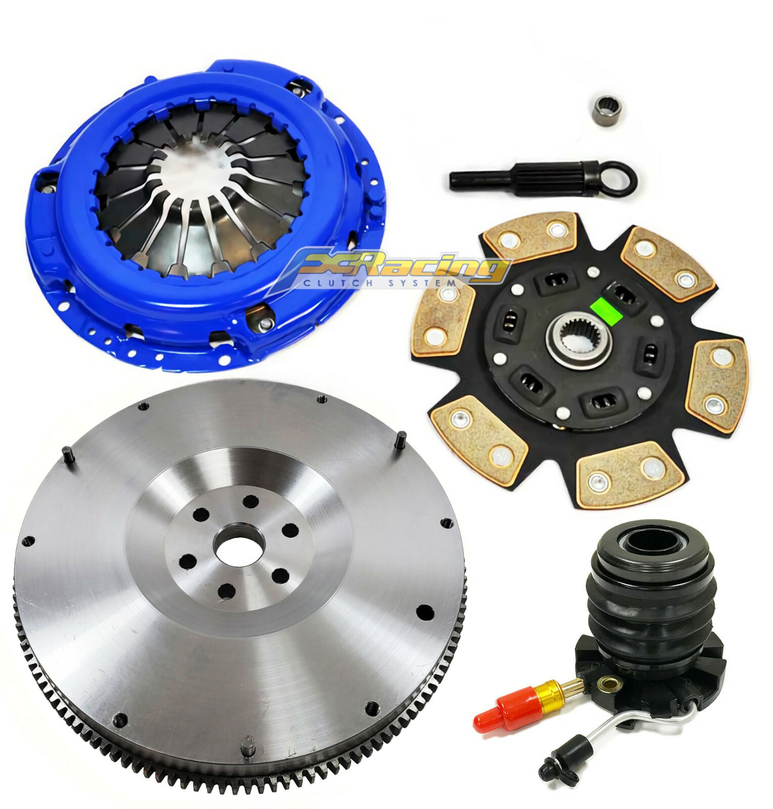 FX Stage 3 Clutch Kit with Slave Cylinder & Chromoly Flywheel for Mazda B2300 B2500