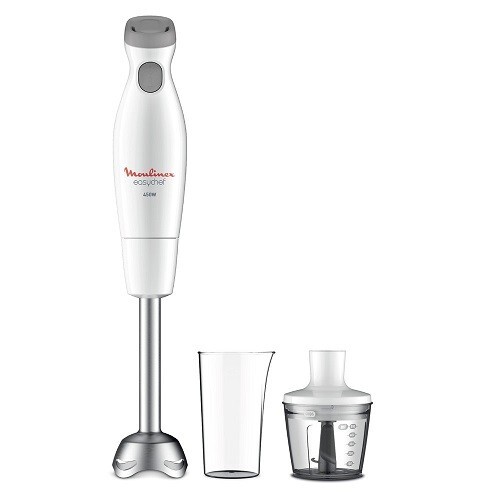 FRULLATORE AD IMMERSIONE MOULINEX  DD4521 450W C/BICCH. 2 VEL.PIEDE IN ACCIAIO
