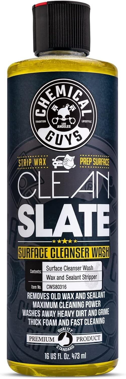 Chemical Guys CWS80316 Clean Slate Deep Surface Cleaning Car Wash Soap (Removes