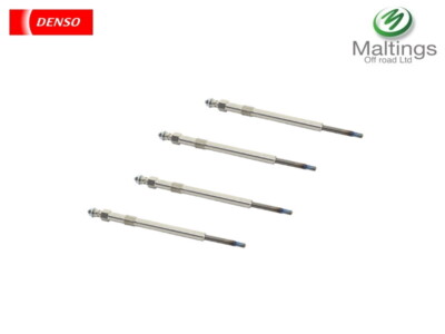 DENSO 2.4 TDCI GLOW PLUGS 2.4 PUMA GLOW PLUGS X4 LR004377 FITS DEFENDER 2.4 TDCI
