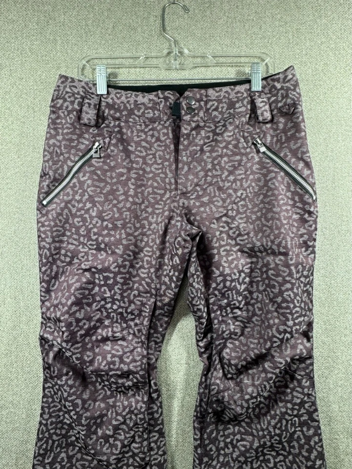 Pantalones RIDE Mujer 12/13 Púrpura Estampado Animal Invierno Esquí Snowboard Ventilados Foto 2 de 4