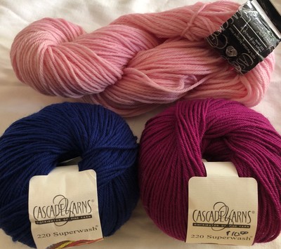 Cascade  220 Superwash Wool yarn  3.5 oz- choose color