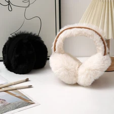 Women Men Fluffy Ear Muffs Winter Earmuffs Soft Plush Ear Warmer Cover Ear Muffs