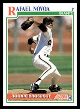 1991 Score  Rafael Novoa #366 San Francisco Giants Baseball Card