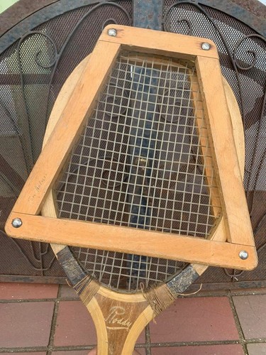 Antique Chas H.Rodwell "Roddy " Fishtail Racket - Picture 3 of 9