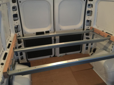 3x Beam Ford Transit Camper Van Full Bed Central Support Adjustable 55'' to 79''