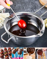 Stainless Steel Double Boiler Pot for Melting Chocolate, Candy and Candle Mak...