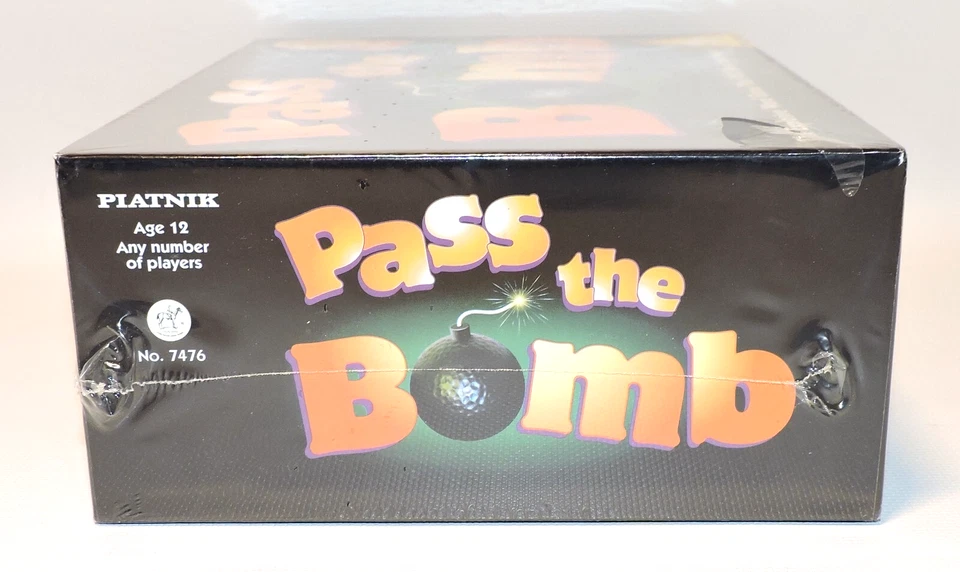 Pass the Bomb Explosive Word Board Card Game 1994 Piatnik No. 7476, NEW, SEALED - Image 2 of 4