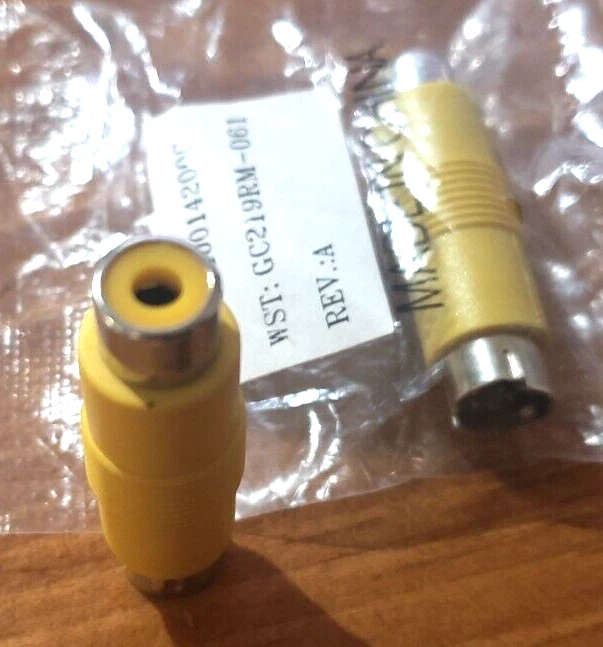 ATI 8-Pin S-VIDEO M to RCA F Composite Video Adapter 6140014200G Graphics GPU - Image 3 of 4