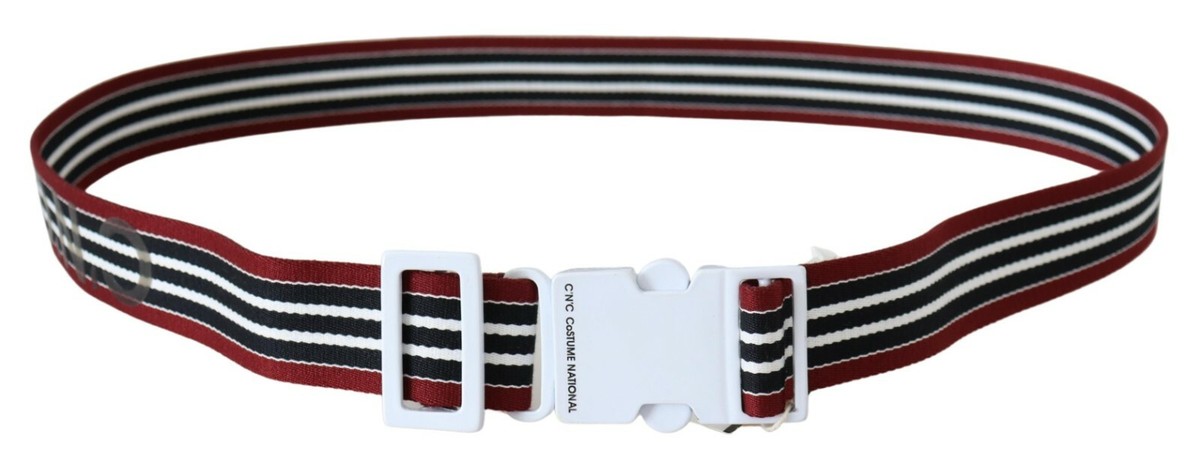CoSTUME NATIONAL ベルト C'N'C' Costume National Belt Black Red Stripe White Logo