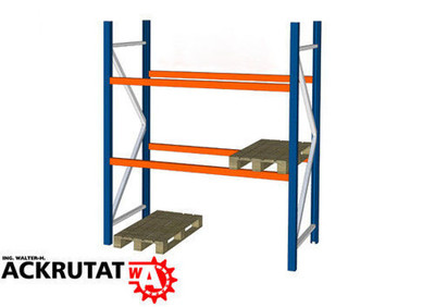 **TOP** 1 Industrie Grundfeld Palettenregal 2,6m h. 707 KG pro Palette Regal  