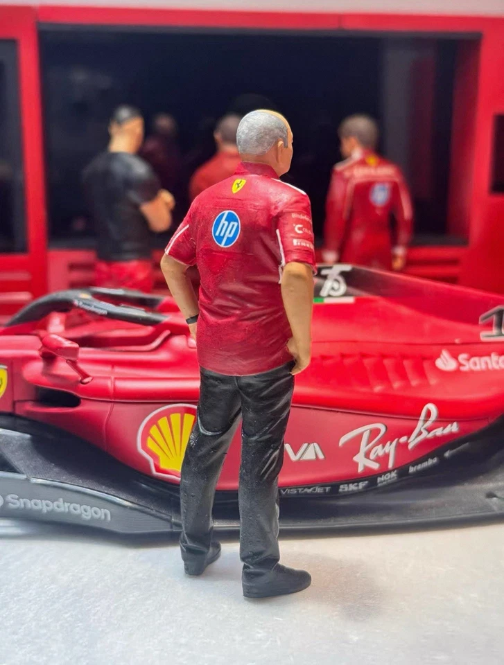 1/18 figurine Fred Vasseur F1 Ferrari  Team Principal - Immagine 2 di 3
