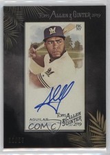 2019 Topps Allen & Ginter Mini Baseball Black 11/25 Jesus Aguilar Auto 4f5