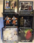 12 inch Star Wars Figures Lot Wedge, Biggs, Luke, Palpatine, Wampa, Tarkin 1997