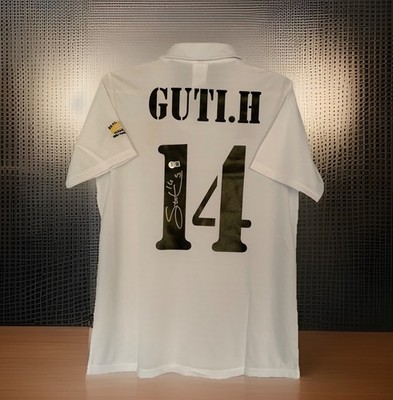 Guti Hernandez Signed Real Madrid 2001/02 Home Jersey Autographed